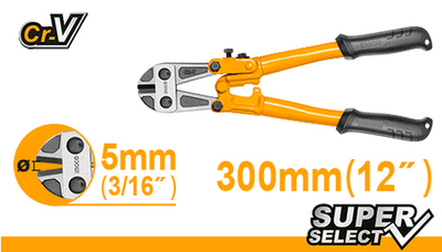 Болторез 300мм, до 5мм INGCO HBC1812 SUPER SELECT