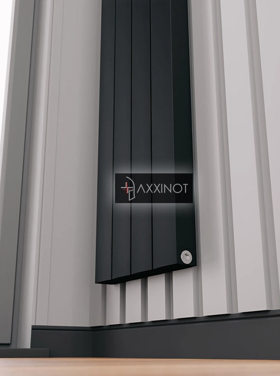 Axxinot Barkas V 1500 - вертикальный алюминиевый радиатор высотой 1530 мм