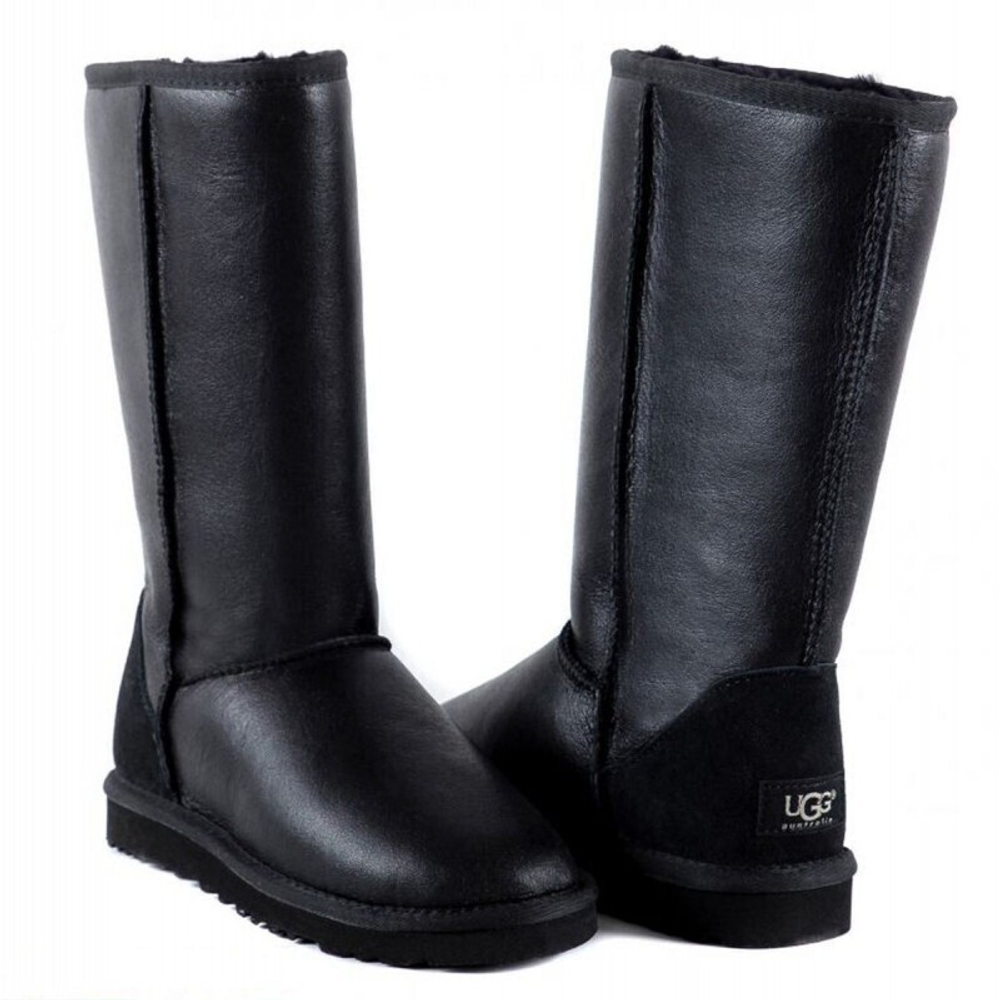 Угги Classic Tall Metallic Black