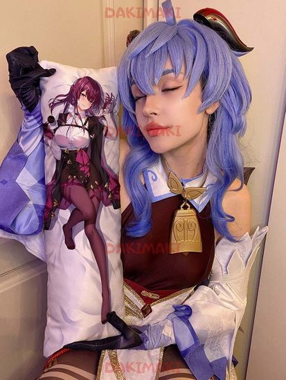 Мини дакимакура Кафка из Хонкай Стар Рейл арт. M0861, 60х20 см