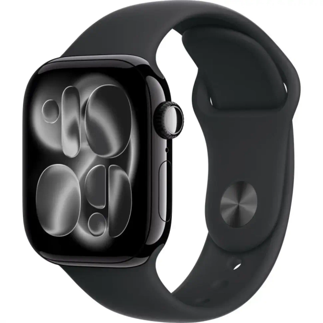 Умные часы Apple Watch Series 11 46mm Jet Black Aluminum Case with Black Sport Band