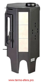 Печь-камин БАВАРИЯ ПРИЗМАТИК пристенно угловой