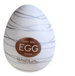 Супер эластичный мастурбатор в виде яйца SILKY (Цвет: белый)