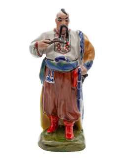 Фигура «Тарас Бульба». Фарфор, h-23 см., СССР, ЗКХ Полонное (Полонский фарфоровый завод), 1970-е гг.