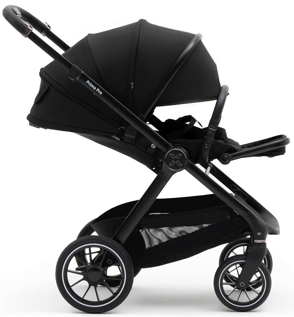 Коляска Agex Prima Pro 3 в 1 с автокреслом i-Safe Black APP626 Black (Черный)