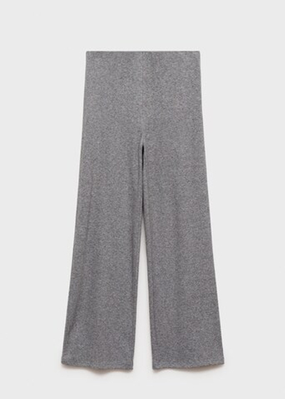 Прямые брюки из трикотажа