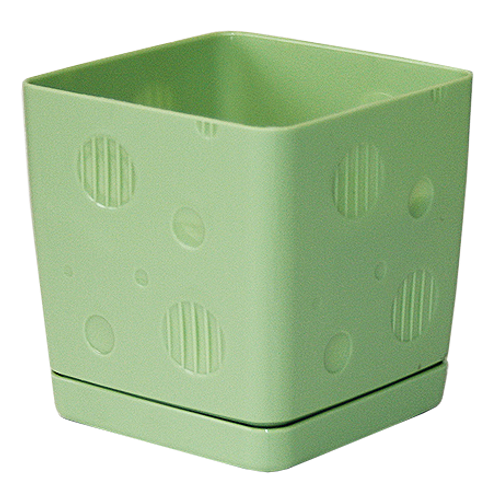 ГОРШОК ДЛЯ ЦВЕТОВ INGREEN MICROCOSM 1,1Л ЗЕЛЕНАЯ ФИСТАШКА