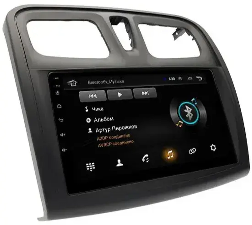 Магнитола для Renault Logan 2015+ - Vaycar VA63-2174 на Android 13, 8-ядер, 2Гб-32Гб, 4G SIM-слот