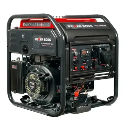 Генератор Инверторный Power Boss ELITE 5500iO-EA, 5.5 кВт 236 см3, 15 л, электростарт AVR коннектор автоматики, розетки 1х230 В/16 А и 1х230 В/32 А, выход постоянного тока USB 5 В, 102004
