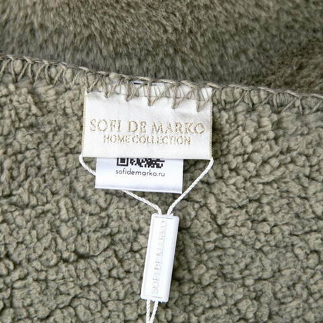 Плед 160x220 Sofi De MarkO Аурелия оливково-зеленый