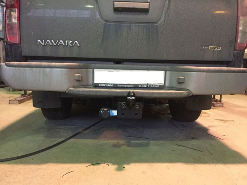 Фаркоп Балтекс для Nissan Navara III (D40) Рестайлинг 2010-2015(паспорт и сертификат в комплекте)(без электрики)арт.15201621