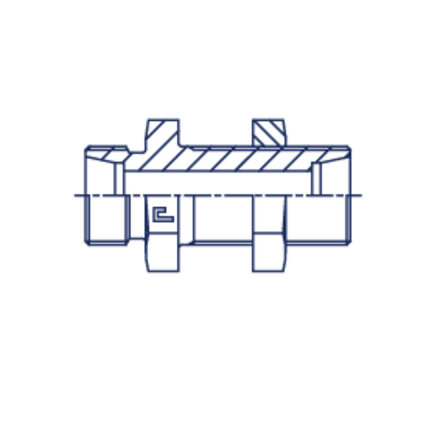 Соединение PD DS06 14х1.5 (корпус)