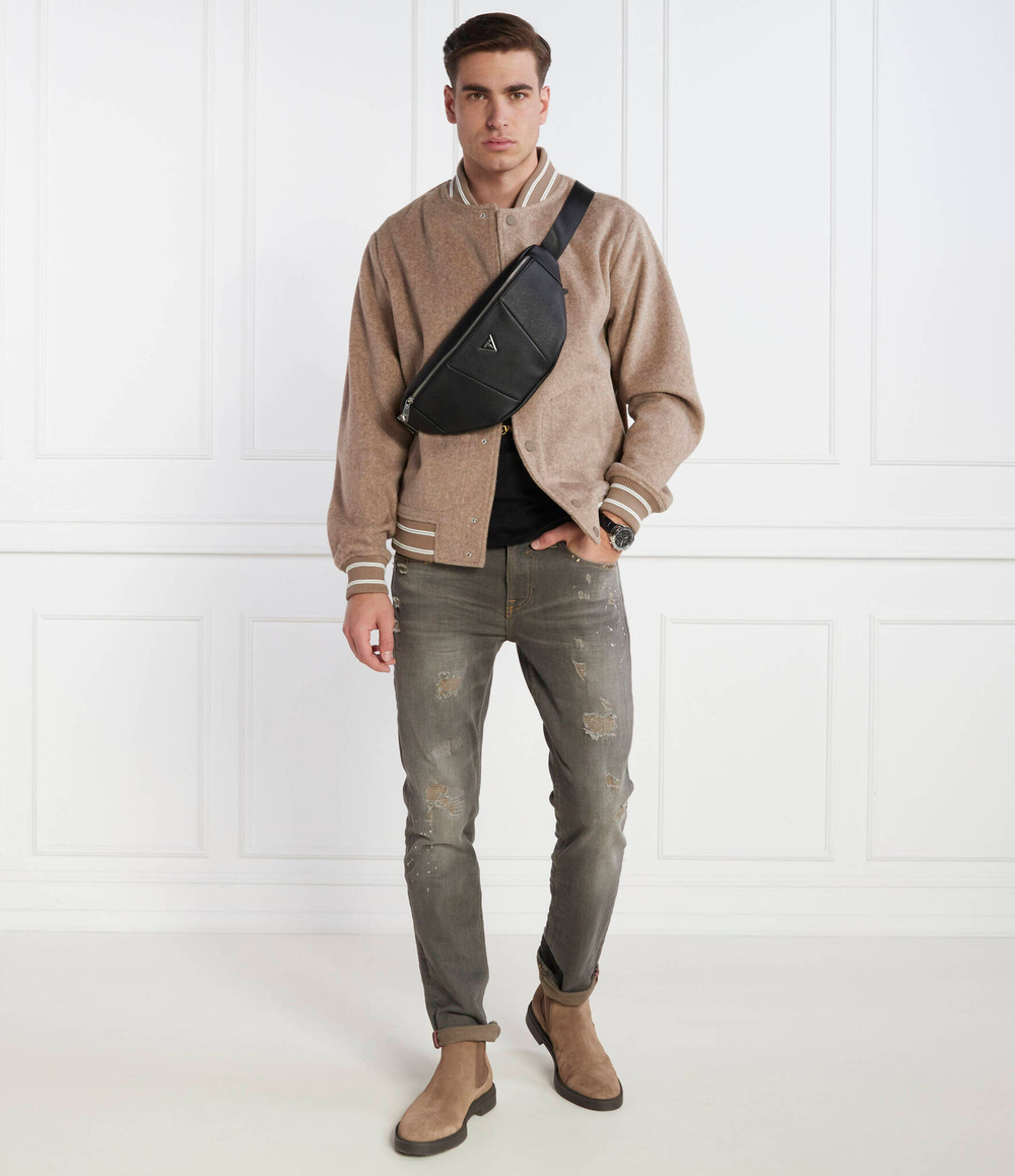 Куртка бомбер GUESS - бежевый(M4RL39 WFWS2)