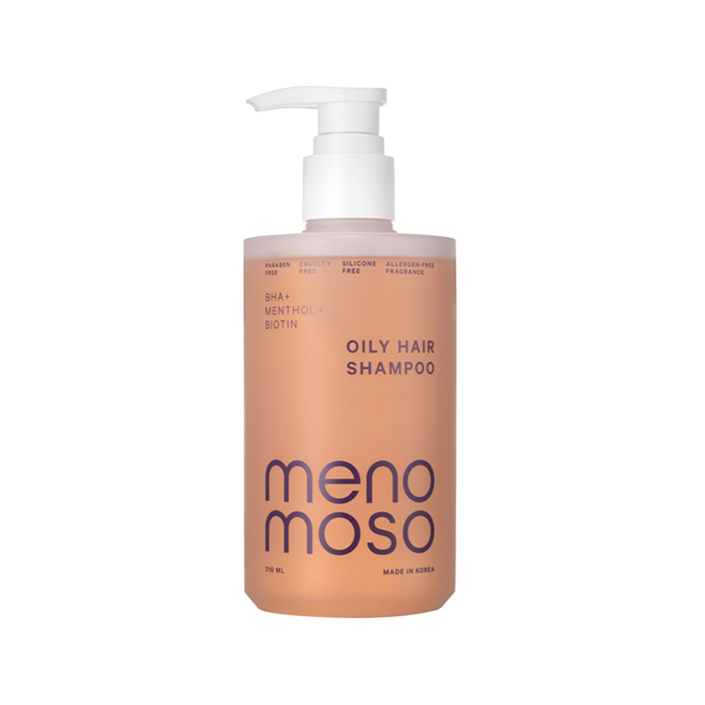 MENOMOSO Себорегулирующий шампунь BHA & Menthol & Biotin, 310мл