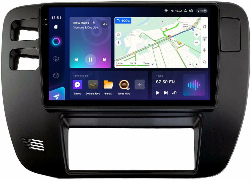 Магнитола для Nissan Patrol Y61 1997-2004 - Teyes CC3-2K монитор 9.5" 2K QLED на Android 10, ТОП процессор, CarPlay, 4G SIM-слот