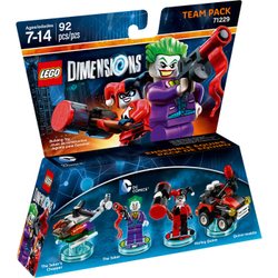 LEGO Dimensions: Team Pack: Джокер и Харли Куин 71229 — DC Comics Team Pack Set — Лего Измерения