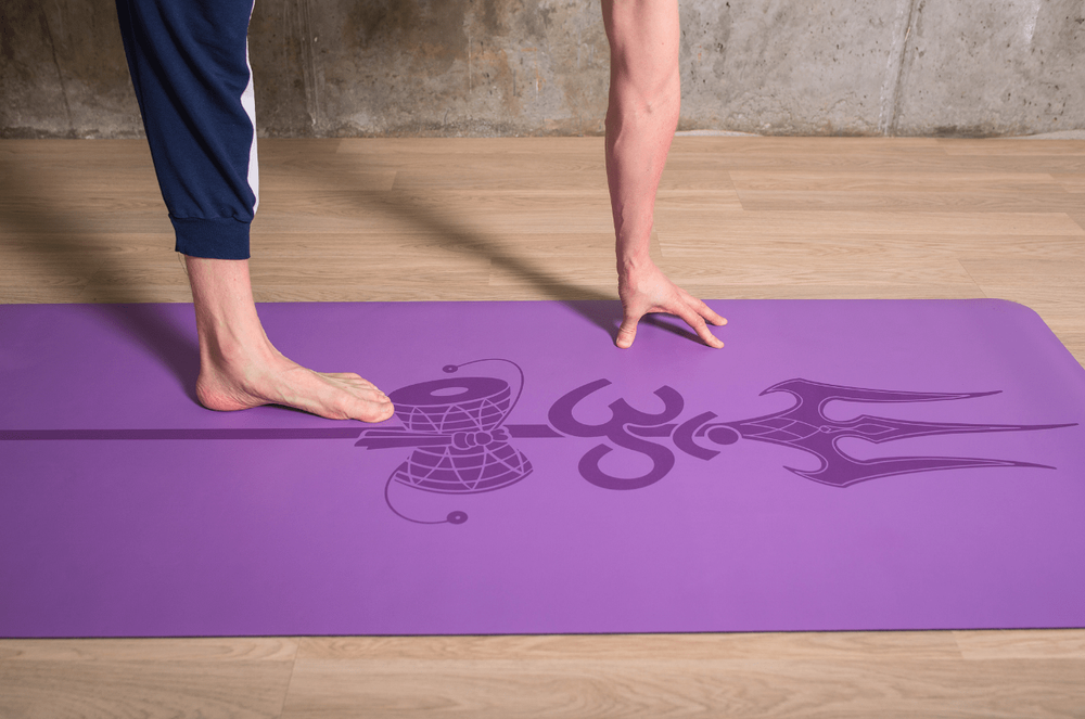 Каучуковый коврик для йоги Shiva Trident 185*68*0,4 см