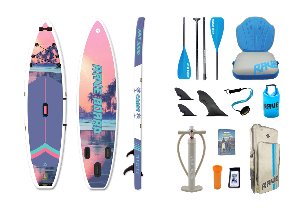 Сапборд RaveBoard Coast 18A 335*83 см