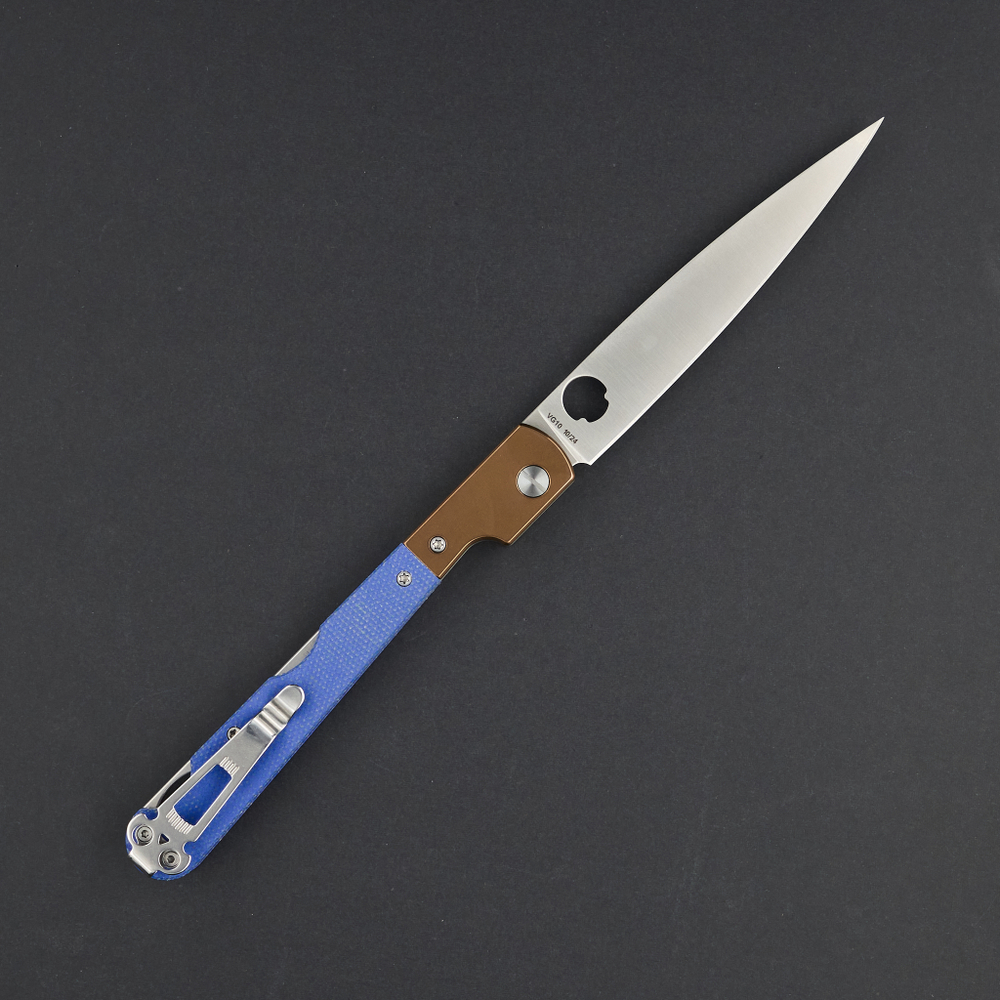 Нож складной Daggerr Corso Blue Micarta Satin