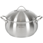 Кастрюля нерж, 6.5 л, с крыш, Daniks, Мальта, GS-01345KS-24CA, индукц