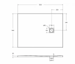 Душевой поддон BelBagno UNO TRAY-MR-UNO-AH-120/90-35-NERO-CR 120х90 черный