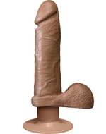 Реалистичный интимный вибратор (Цвет: Мулат)