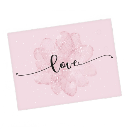 Открытка-комплимент Love, 8*6 см