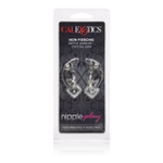 Регулируемые зажимы на соски Nipple Jewelry Crystal Gem (Цвет: серебряный)