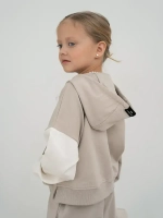 Спортивный костюм, бежевый для девочки