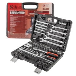Набор инструментов 82пр.1/2'',1/4''(6гр.)(4-32мм) Baum Auto##BaumAuto BM-4821-5