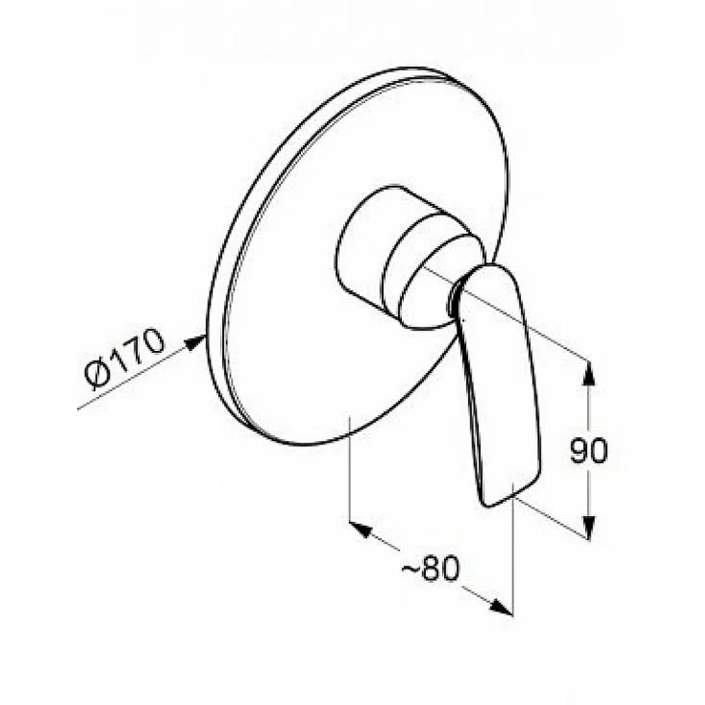 Смеситель для душа Kludi Balance 526558775 черный