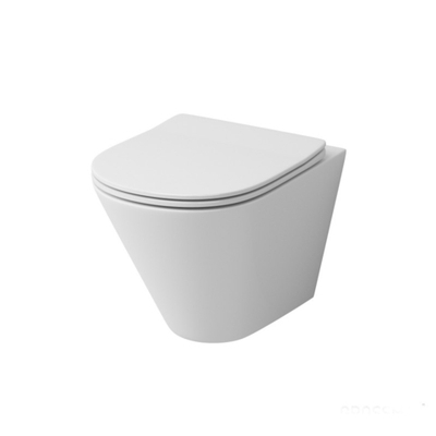 Унитаз подвесной безободковый с тонкой крышкой Grossman GR-4477S