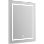 Зеркало BelBagno Kraft 68.5 SPC-KRAFT-685-885-TCH-WARM с подсветкой с подогревом Сатин с сенсорным выключателем