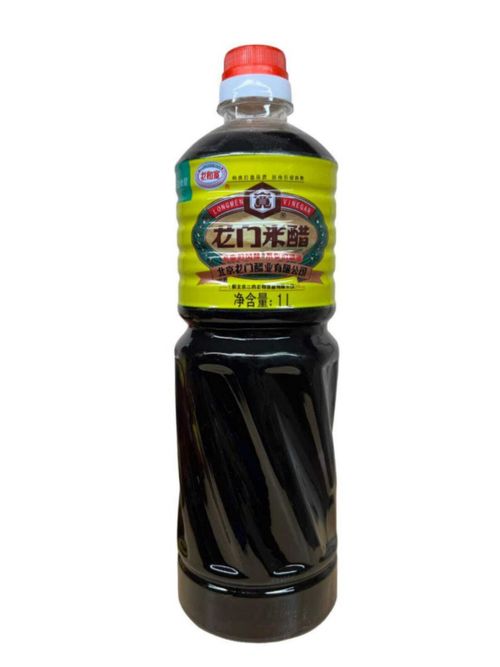 Уксус Longmen Longhekuan рисовый темный, 1 л