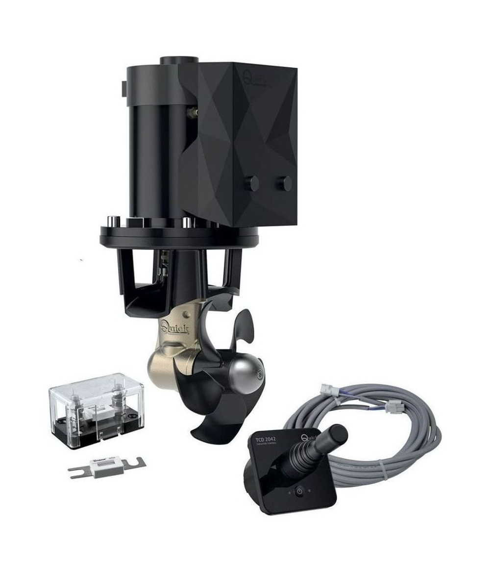 Подруливающее устройство Quick, D185mm, 55KGF, 12 В, (TCD2042 - TCDEX08 - NO TNL)