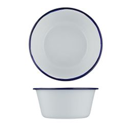 Салатник 2250 мл d 20,5 см h10 см Blue Rim эмалированая сталь SUNNEX [1]