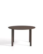 Уличный стол Erice из алюминия и закаленного стекла коричневого цвета, 120 см