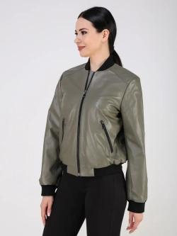 Кожаная куртка демисезонная Турция бомбер