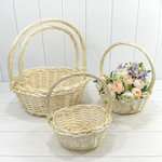 Корзина 40х15/44 (±5%) см Набор 4шт с ручкой (Бежевый)