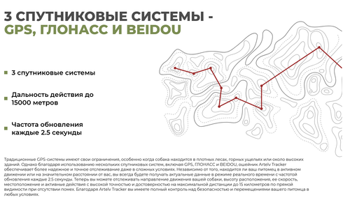 GPS ошейник Artelv Tracker 0.5W с базовой станцией