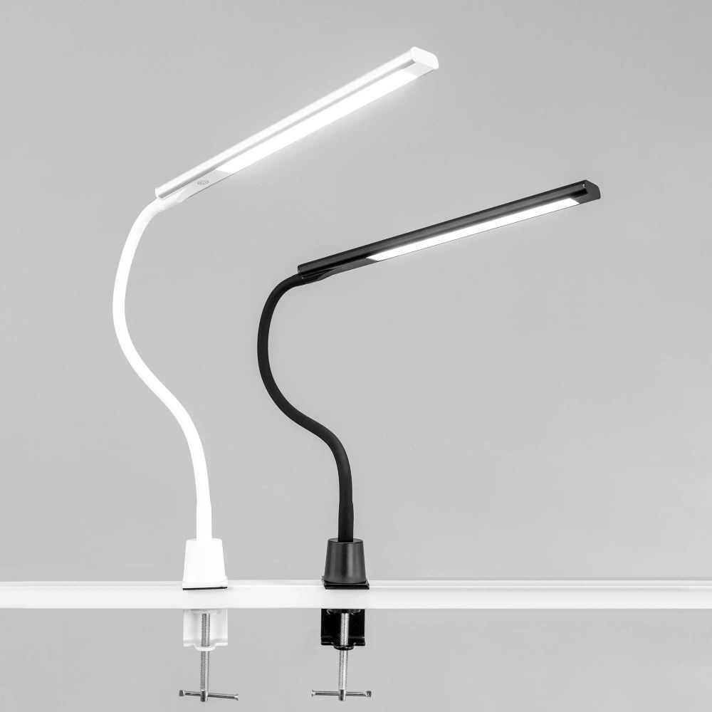 Citilux Рио CL803091N Настольная лампа гибкая на струбцине Чёрная