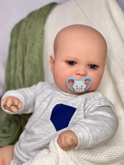 Кукла Реборн мягконабивная 55см (FA-820)