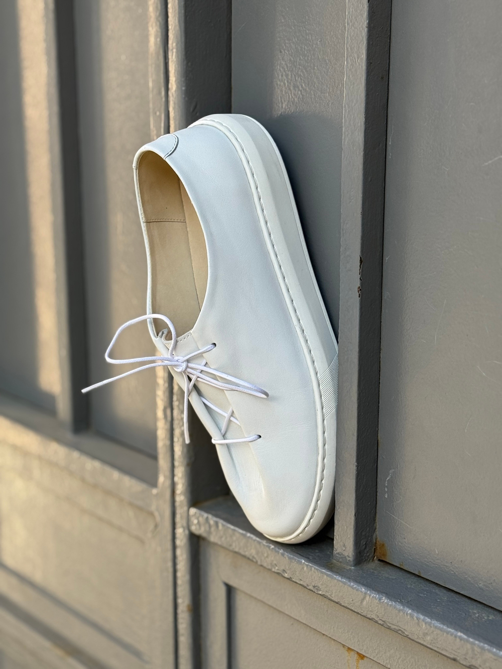 HANZ white Nappa Sample