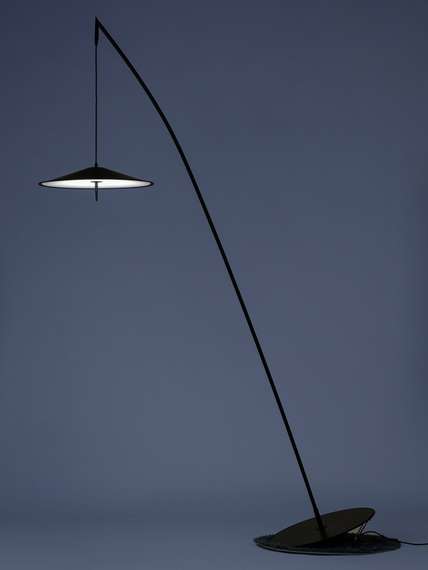 Торшер Rod 225 см, черный