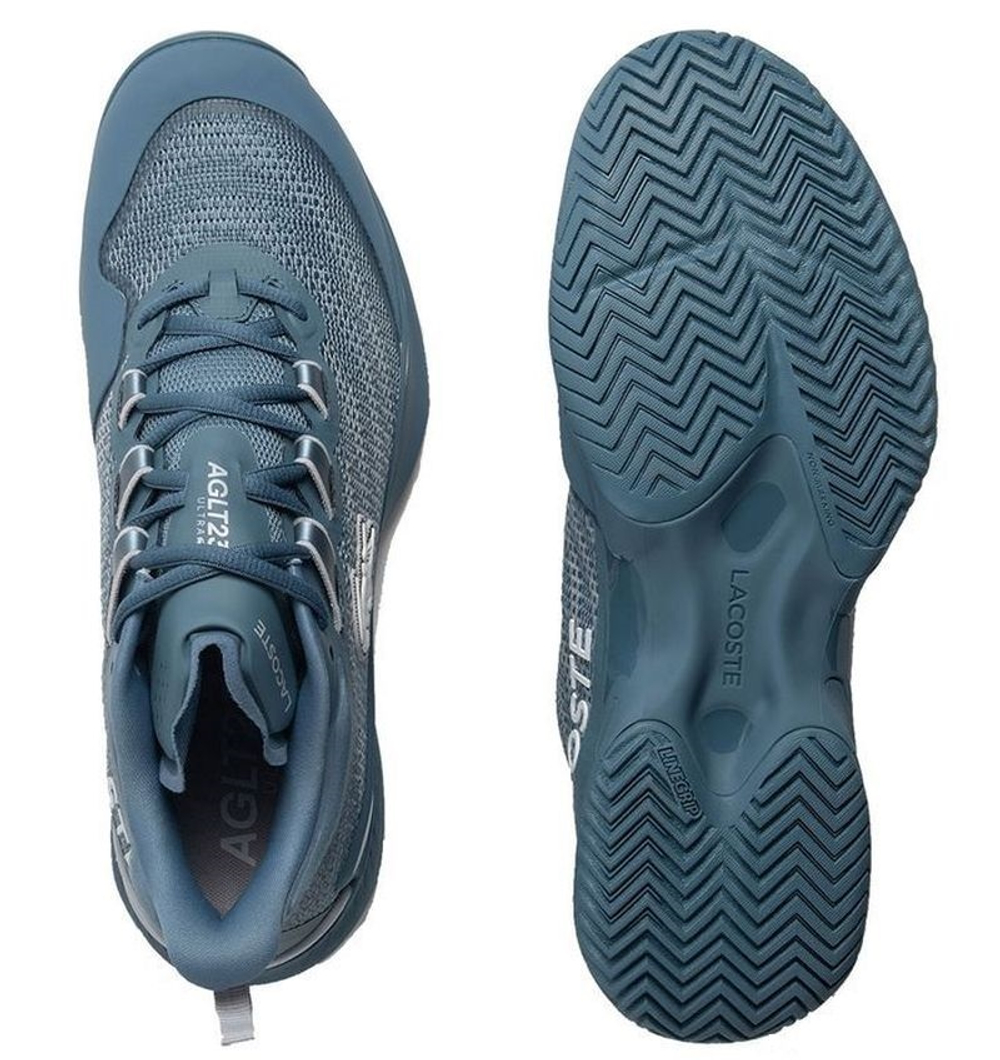 Мужские кроссовки теннисные Lacoste Sport AG-LT23 Ultra Clay - небесный