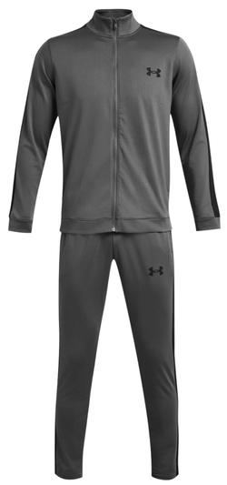 Мужской теннисный костюм Under Armour UA Knit Track Suit - castlerock/black