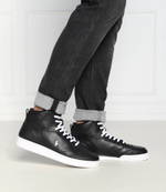 Кожаные кроссовки POLO RALPH LAUREN - черный(809877680)