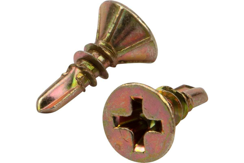 САМОРЕЗЫ СТРОЙБАТ Д/МОН/ОКОН ЖЕЛ/ЦИНК С БУР.3,9Х13 12ШТ