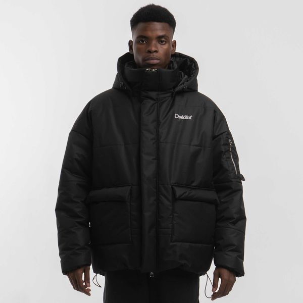 Пуховик "DD23" Черная - фото 1
