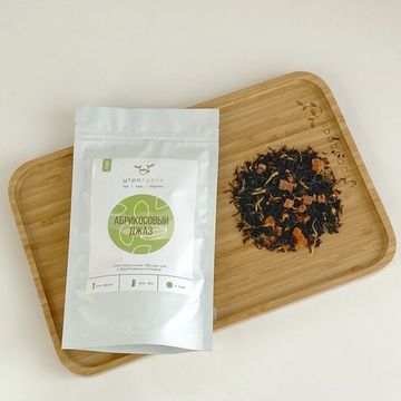 Чёрный чай листовой фруктовый Абрикосовый джаз, 40г